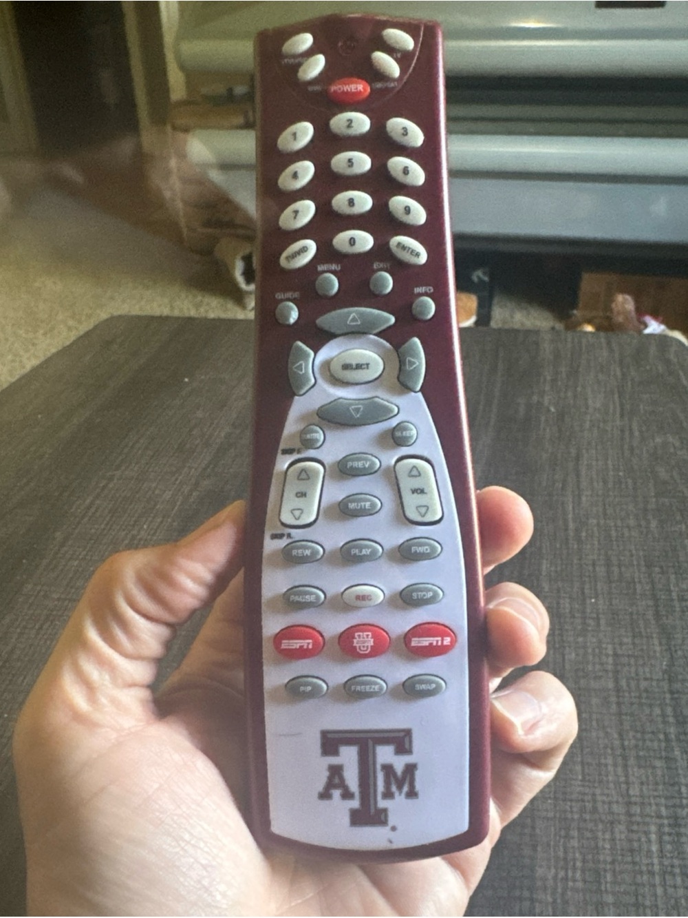 Texas A&M University Logo Universal Remote By One For All, Untested